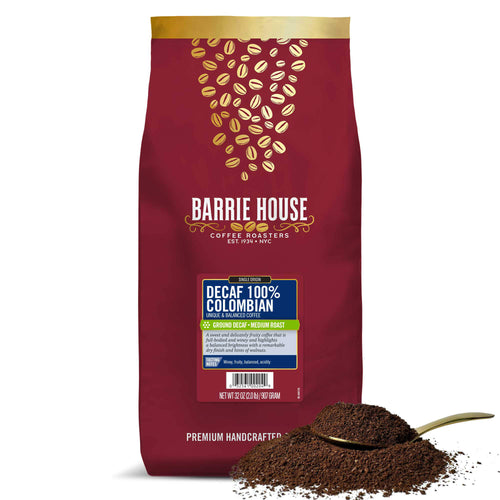 Decaf 100% Colombian Ground Coffee Single Origin