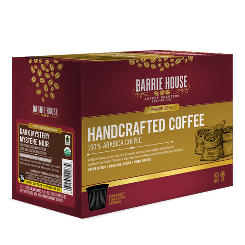Dark Mystery Coffee Pods Fair Trade Organic