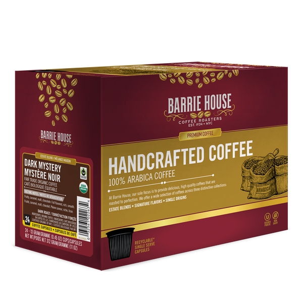 Dark Mystery Coffee Pods Fair Trade Organic