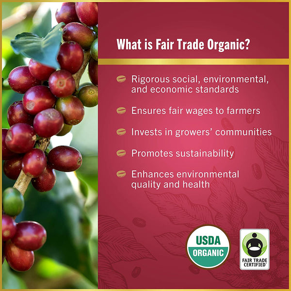 Dark Mystery<br>Fair Trade Organic<br>10 oz - Ground