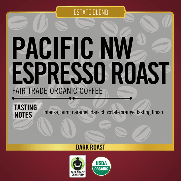 Pacific Northwest Espresso<br>Fair Trade Organic<br>96 ct - Pods