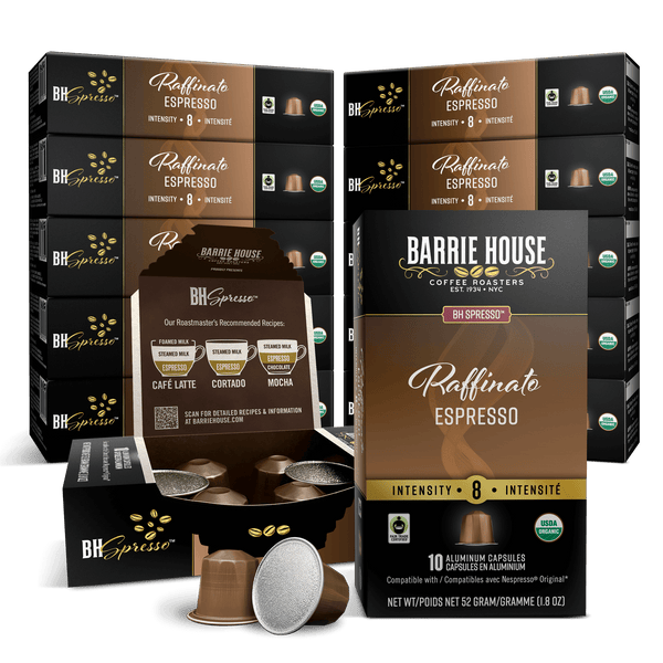 Raffinato Espresso Pods Fair Trade Organic Nespresso Original Compatible