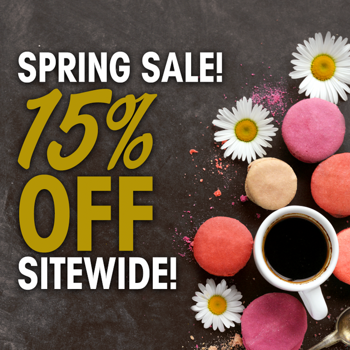 Save 15% Off During Our Spring Sale