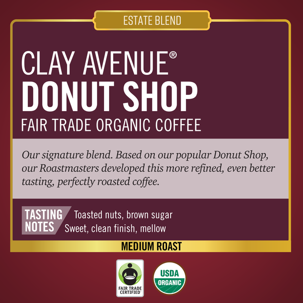 Clay Avenue®<br>FTO Donut Shop<br>2 lb - Whole Bean