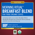 Morning Ritual Breakfast Blend Fair Trade Organic Coffee Whole Bean