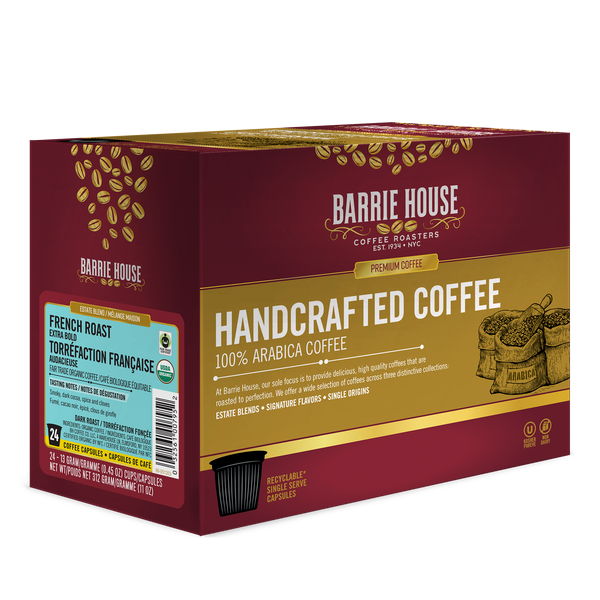 French Roast Extra Bold<br>Fair Trade Organic<br>24 ct - Single Serve Capsules
