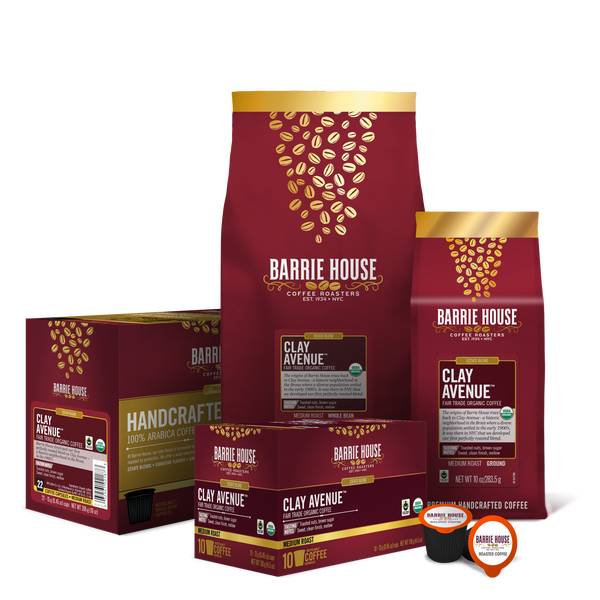 Clay Avenue®<br>Fair Trade Organic Coffee<br>2 lb Bag - Whole Bean