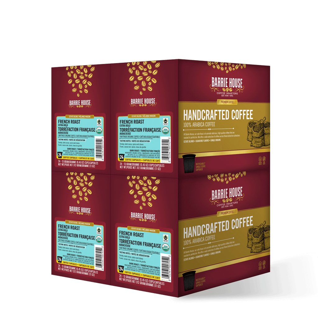 French Roast Extra Bold<br>FTO Single Serve Capsules<br>4 Boxes / 24 ct Per Box