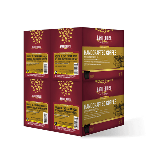 House Blend Extra Bold<br>Single Serve Capsules<br>4 Boxes / 24 ct Per Box