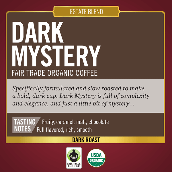 Dark Mystery<br>Fair Trade Organic<br>24 ct - Single Serve Capsules