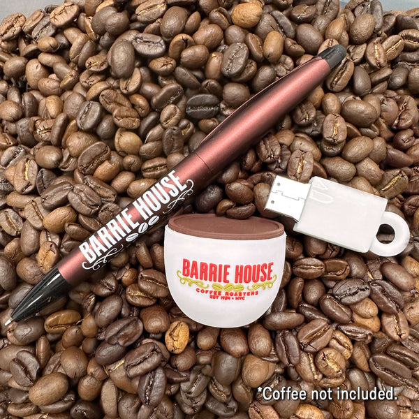 Barrie House<br>USB Coffee Cup and Pen Set