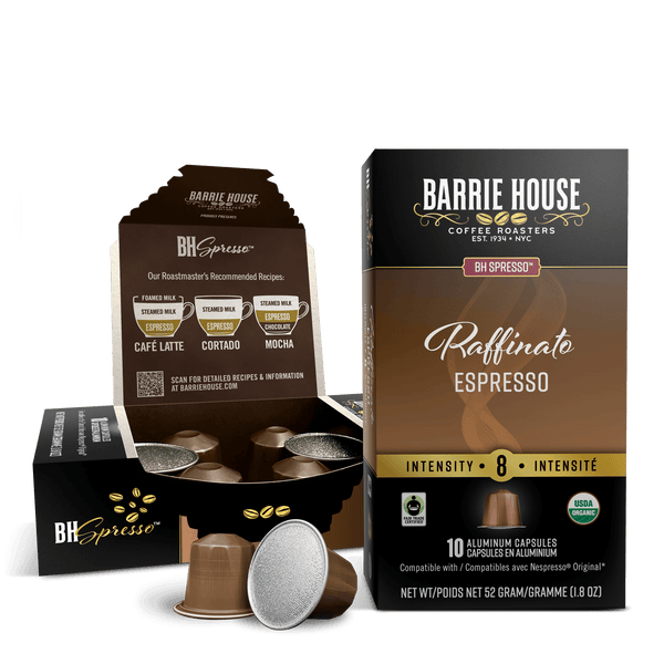 Raffinato<br>Fair Trade Organic<br>Espresso Capsules 120 ct