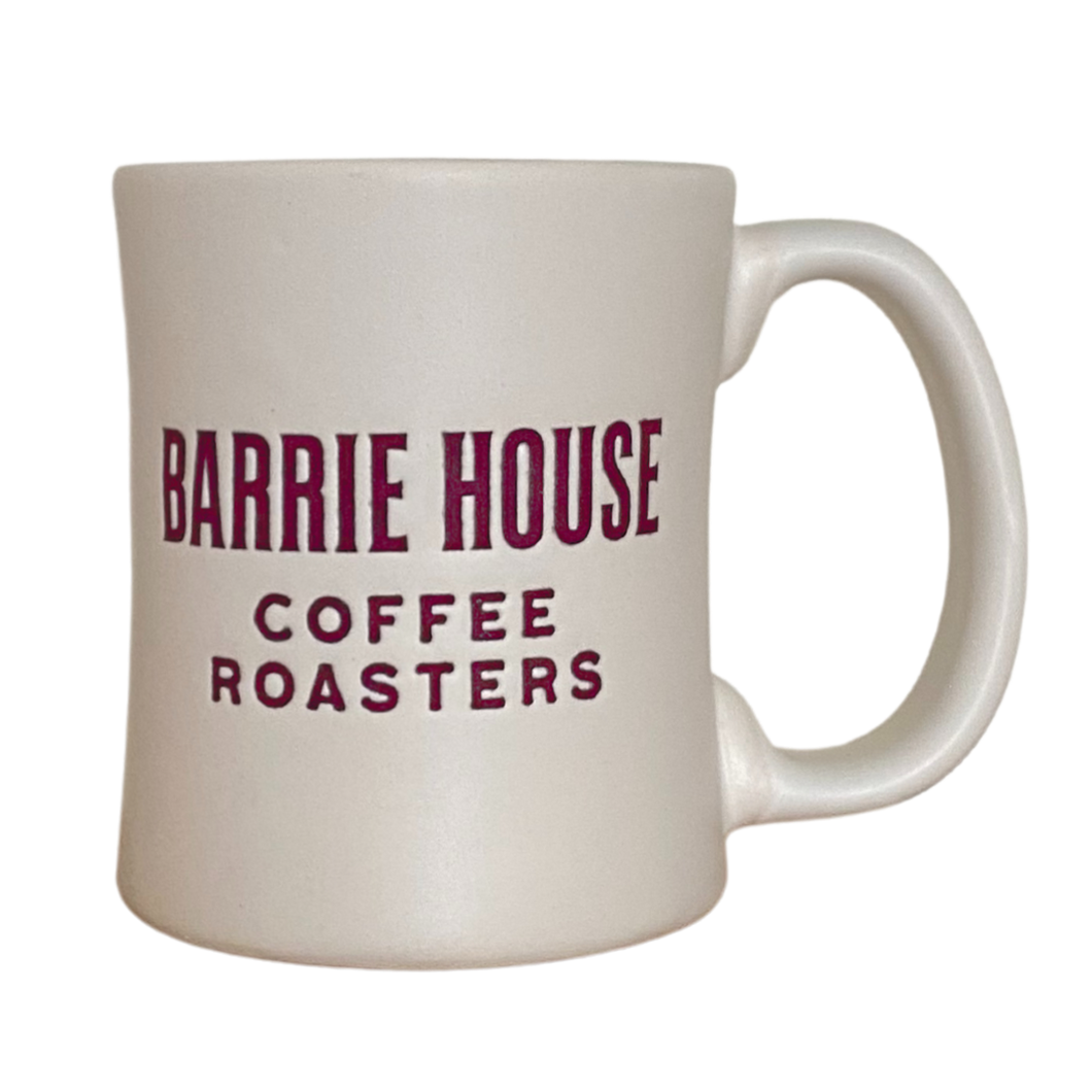 Barrie House 14oz White Ceramic Diner Mug