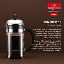 Load image into Gallery viewer, Bodum Chambord&lt;br&gt;French Press 8 Cup&lt;br&gt;Coffee Maker