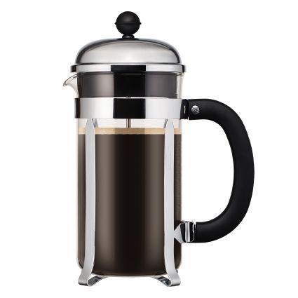 French Press Coffee Maker Stainless Steel Black