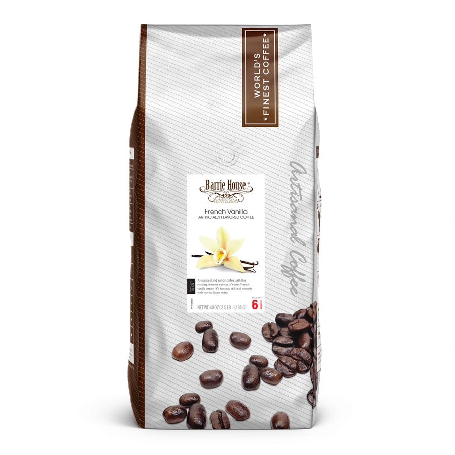 French Vanilla <br>Barrie House Classic<br> 2.5 lb Bag - Whole Bean