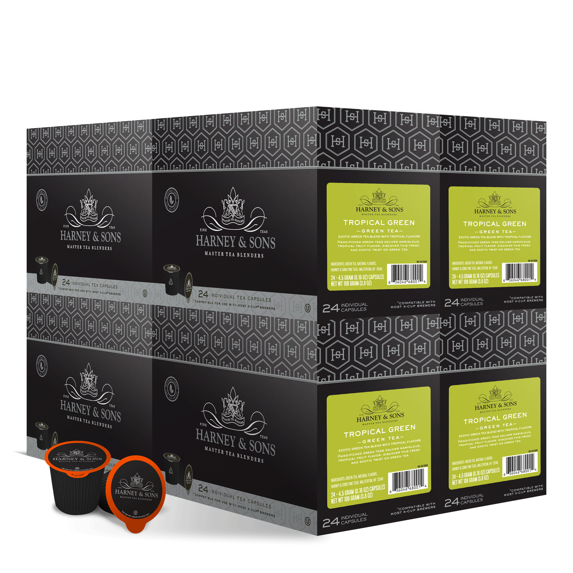Harney & Sons<br>Tropical Green Tea<br>96 ct - Pods