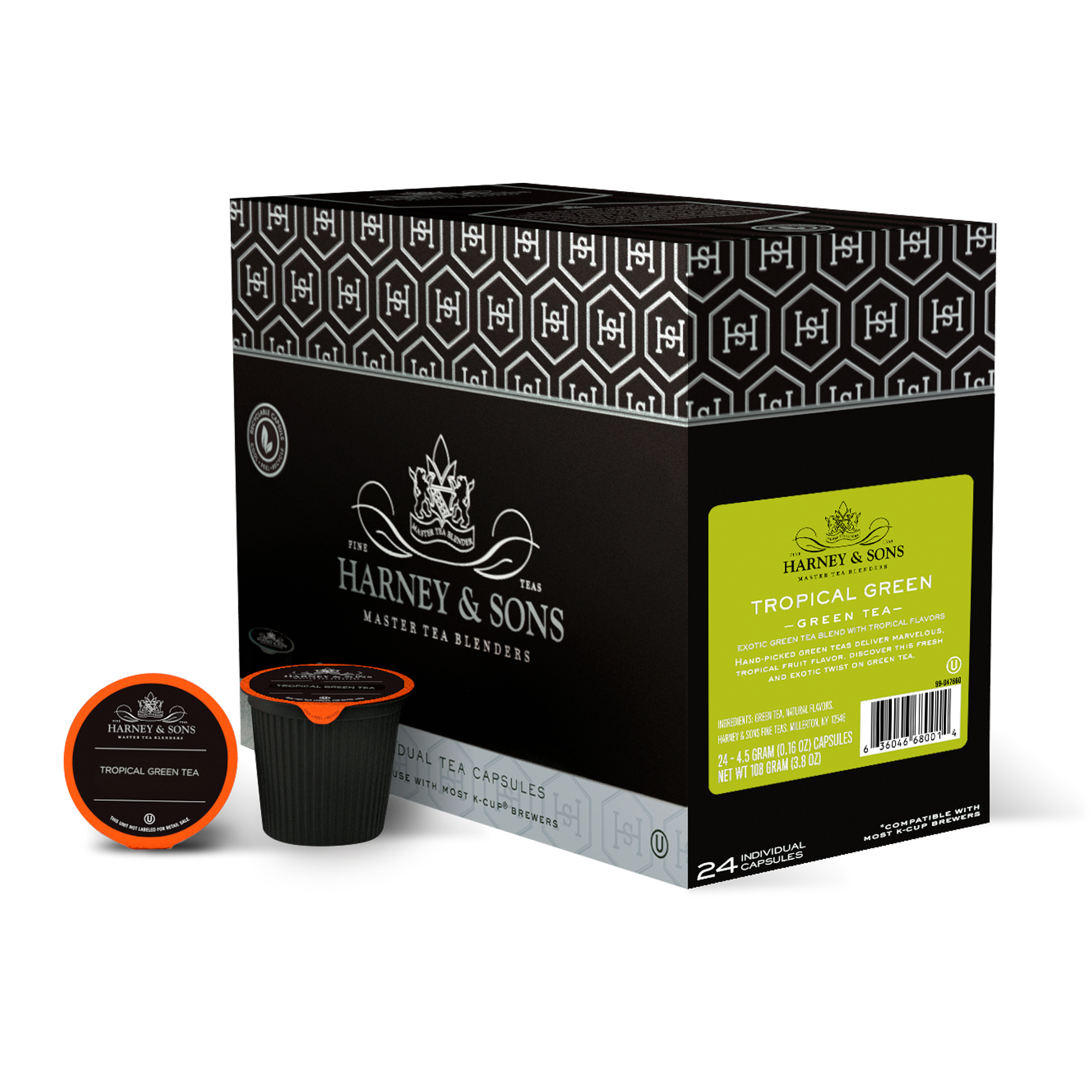 Harney & Sons<br>Tropical Green Tea<br>24 ct - Pods