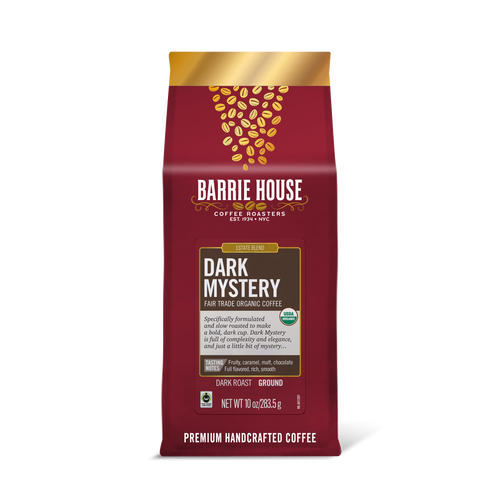 Dark Mystery<br>Fair Trade Organic Coffee<br>10 oz Bag - Ground