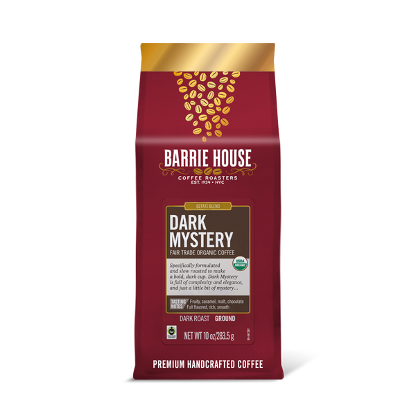 Dark Mystery<br>Fair Trade Organic Coffee<br>10 oz Bag - Ground